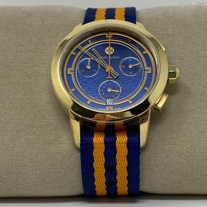 Tory Burch Multi color watch Chronograph Nylon